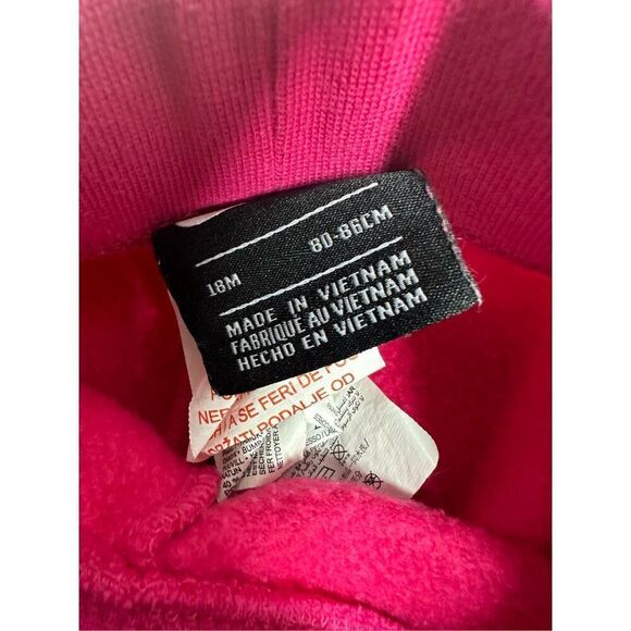 Nike Kids Fleece Sweat Jogging Suit 2 Pcs Pink Size 18 M See Description - Picture 9 of 14